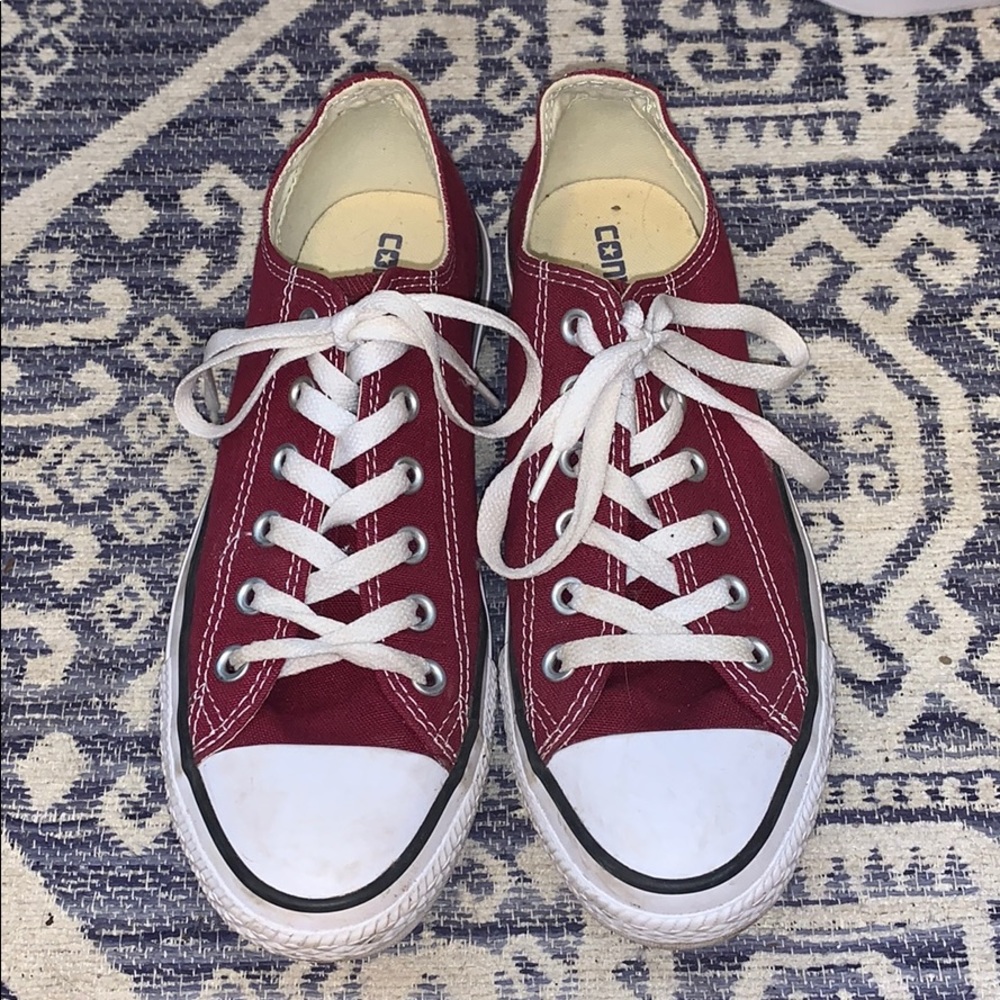 Maroon Converse